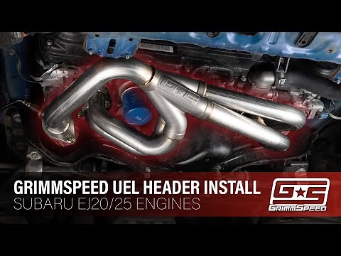 GrimmSpeed Unequal Length Header Install - Subaru EJ Engines