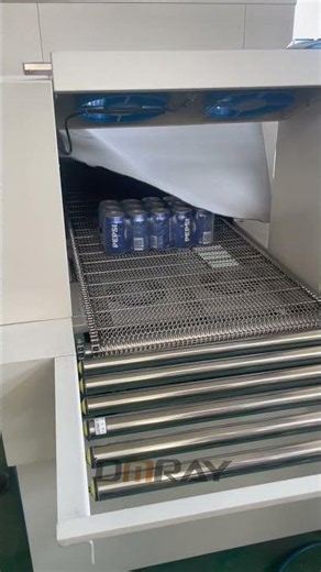 Semi-automatic heat shrink film packaging machine, output 3-5 packs per minute #packagingmachine