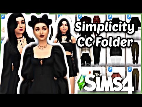 Simpliciaty CC Folder + Sim Download | 8GB ✨ | Townie Makeover | The Sims 4