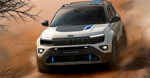 Jeep's fully electric Avenger Concept is built for off-roaders with 'best-in-class' capabilities