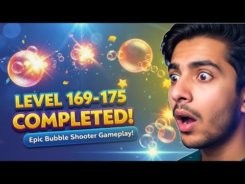 Bubble Shooter Level 169-175 | Epic Bubble Blast Gameplay 🔥