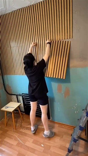 3D Slat Wall Panels That Instantly Upgrade Your Space | Peel & Stick Wood Effect DIY Makeover