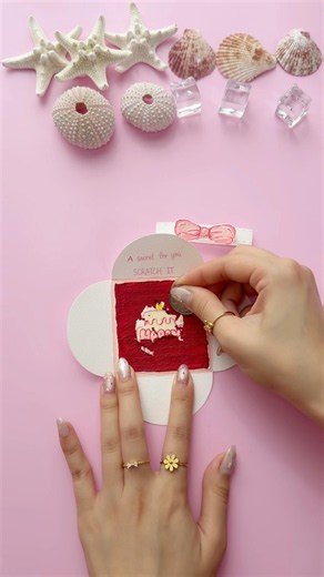 DIY Scratch Card Idea 🎂 Cute Birthday Gift