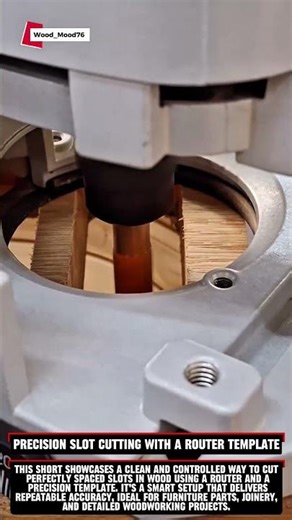 Precision Slot Cutting with a Router Template #woodworking #router #templaterouting #carpentry