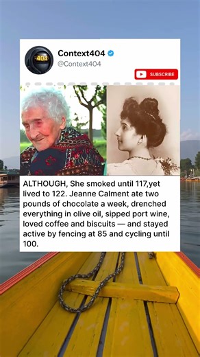 Chocolate & Cigarettes: Living to 122