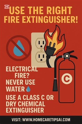 Electrical Fire Safety Tips | Never Use Water (UAE Guide)