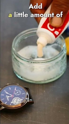 Clean Leather Watch Strap Smell with Toothpaste & Baking Soda!