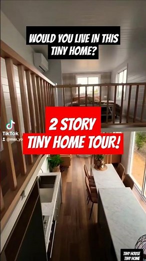 "Stunning 2-Story Tiny Home Tour: Space-Saving Design & Creative Features!"