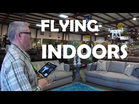 KEN HERON - DJI Phantom 4 PRO - Flying INDOORS (4K)