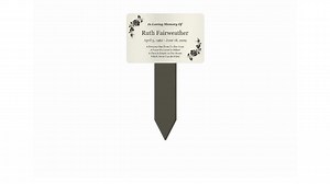 Personalised Memorial Stake - Plaque, Grave Marker, Outdoor Garden Waterproof - Silver, Copper, Gold Colour - Etsy