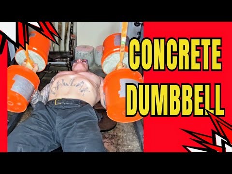 February 27, 2026 CONCRETE DUMBBELL PRESS 💪 🤪 ☕️