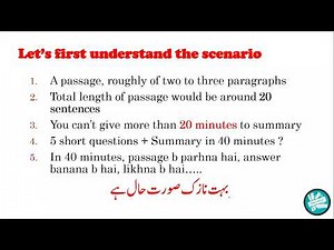 How to write comprehension question Answer & summary| SSC,HSSC English Fbise (P1)