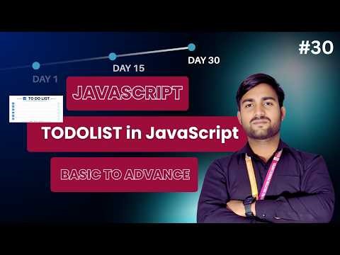 To Do List Project in JavaScript for Beginners | Step by Step by Sudhakar Sir
