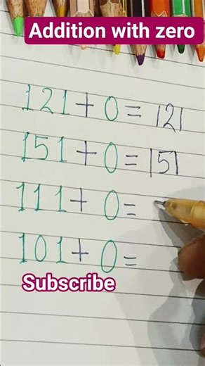 Addition with zero #maths #mathstricks #addition #add #mathskabhoot#mathsab70