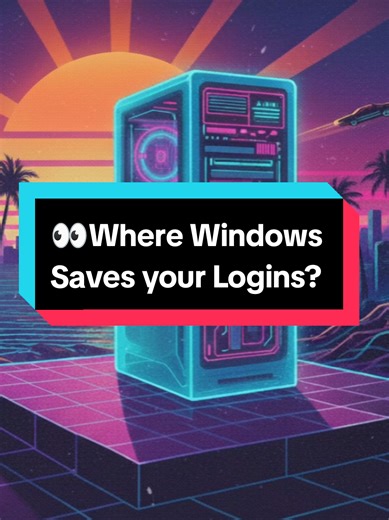Windows Has a Hidden Password Manager !? #security #windowstips #pctips #techtok #viralvideos
