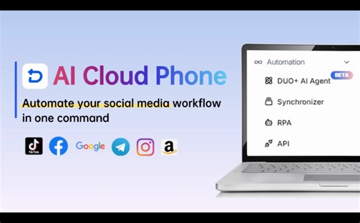 🚀DUO+AI Agent — Smarter cloud phone automationNo scripts. No repetitive actions. One command, AI runs the cloud phone🤖📱Perfect for:✅ social account management✅ multi-device ops✅ task automation👉Learn more: https://t.co/tQFscCwk6N#AITools #Automation #DuoPlus