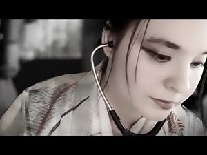 A Realistic MEIJI JAPAN Medical Exam - real physician, historian, mixed heritage reenactment. ASMR.