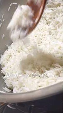 Do you know how to cook basmati rice?! Details in comments . #rice #recipe #easy #home #food