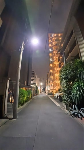 良い夜のお時間をお過ごしください🌙‪@STROLLWatchingtheCity‬ #relaxingmusic #nightwalk #stroll #路地裏 #夜散歩