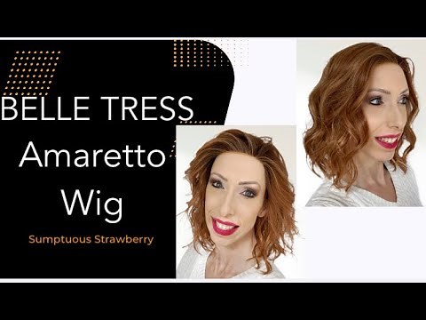 BELLE TRESS AMARETTO WIG REVIEW | SUMPTUOUS STRAWBERRY | HEAT FRIENDLY BEACH WAVES