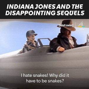 Putting all our hope into Indiana Jones 5. Via Adult Swim UK | Channel 4 Homes
