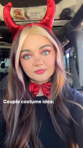 15K views · 185 reactions | I can’t take him seriously tho 藍 #costume #halloweencostume #costumeideas #couplecostume #funny #halloween | Kaylee Rae | Facebook