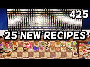 NEW 25 RECIPES in CRAFT FOOD [ 425 ] Roblox | How to Cook Every Recipe