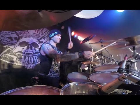 Chad Szeliga - UNDAUNTED {Blast from the Past} 2015 DrumCam with Adrenaline Mob in Wilmington NC
