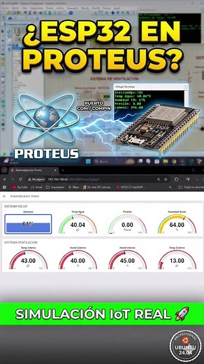 Simulación del ESP32 en Proteus: Tutorial Esencial