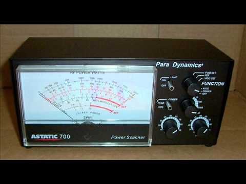 Astatic Model 700 Power Scanner Meter!