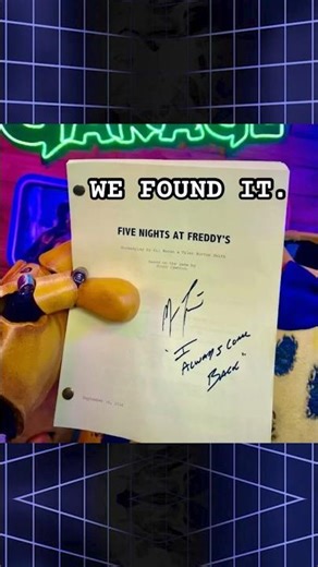WARNER BROTHERS SCRIPT FOR THE FNAF MOVIE WAS FOUND! #fnaf #fnafmovie #gilkenan #matthewlillard