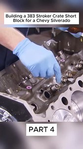 58K views · 1.1K reactions | 9_Building a 383 Stroker Crate Short Block for a Chevy Silverado | Enginebuildcar1 | Facebook