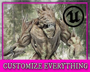 Treant Monster Creature - Fantasy RPG - Unreal Engine by Infinity PBR
