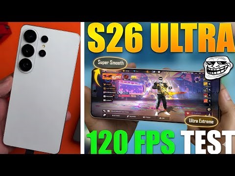 Samsung Galaxy S26 Ultra Full Review Free Fire 120 FPS Gaming Test | Heating Battery & Performances