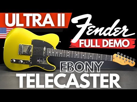 Fender American Ultra II TELECASTER FULL DEMO