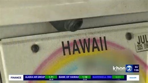 New Hawaii legislation targets outlawing license plate covers | Haystack News