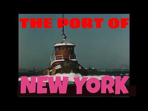 1950s PORT OF NEW YORK PROMOTIONAL FILM 40274