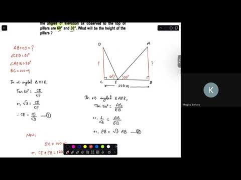 Class 10 Opt Math: Height & Distance | Part 2 | SEE Opt Math Complete Lecture | Important Questions