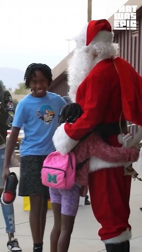2M views · 10K reactions | Santa surprises kids with gifts | ThatWasEpic | Facebook