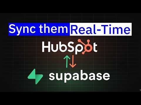 Hubstpot + Supabase: Query Your CRM Data with SQL in 5 Minutes