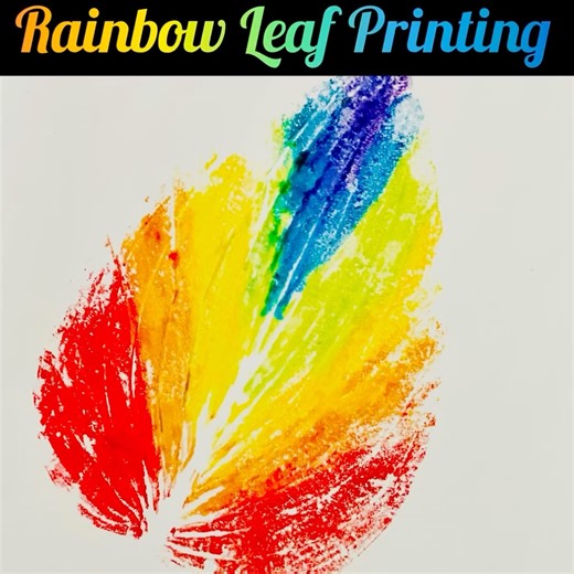 3.6K views · 150 reactions | Super cute rainbow Leaf printing for spring ... This Nature Process art creates beautiful leaf prints...Go on a nature hunt collect leafs and print them using washable markers .... | Zippi Kids Corner | Facebook