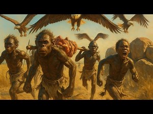 🦅 2 Million Years Ago: EAGLE vs EARLY HUMAN | Prehistoric Battle Against Giant Raptor