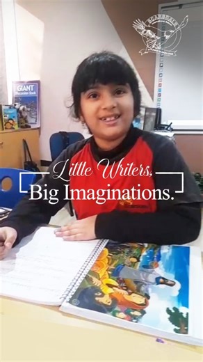 📹 *Watch the smiles!* Our Grade 2 class under the guidance of Ms Amber dove into a world of imagination during Creative Writing time. 🎨✨ The camera catches little hands holding bright pencils, eyes sparkling as they brainstorm story ideas. 🌈📚 Enjoy the video🌟🚀 | Scarsdale International School