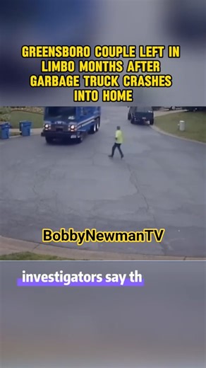 Garbage Truck Brakes FAIL And CRASHES into House #viral #trucking #trash #shorts #fails