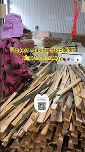 how to making chopstick high technology #machine #chopsticks #factory #fyp #amazing