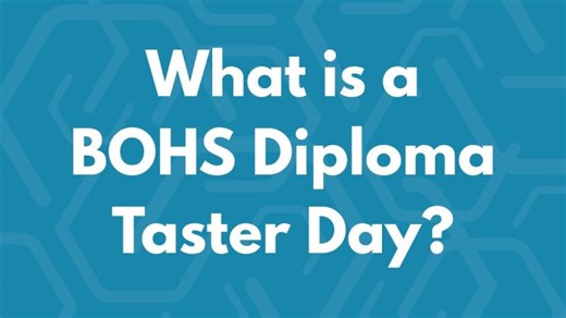 What is a BOHS Diploma Taster Day? | British Occupational Hygiene Society (BOHS)