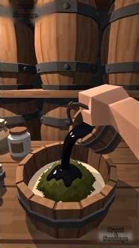 I brewed alcohol out of dungeon moss, bone dust and tree sap 🤢 | Retro Low Poly CRPG #shorts #crpg