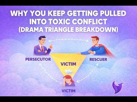 Live: Why You Keep Getting Pulled Into Toxic Conflict (Drama Triangle Breakdown) #healingjourney