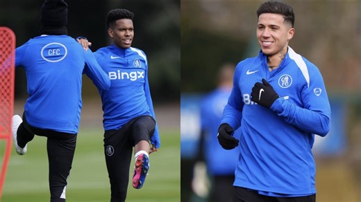 切尔西欧冠备战大巴黎次回合赛前训练，旺仔回归，恩佐未受转会传闻影响，里斯詹姆斯赛季报销，古斯托、约恩森缺席