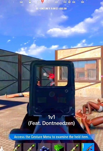 Rust Console Edition 1v1’s (Feat. dontneedzen) #rust #rustconsole #1v1 #pvp #clips